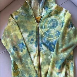 Aviator Nation Green and Blue Kids Jacket